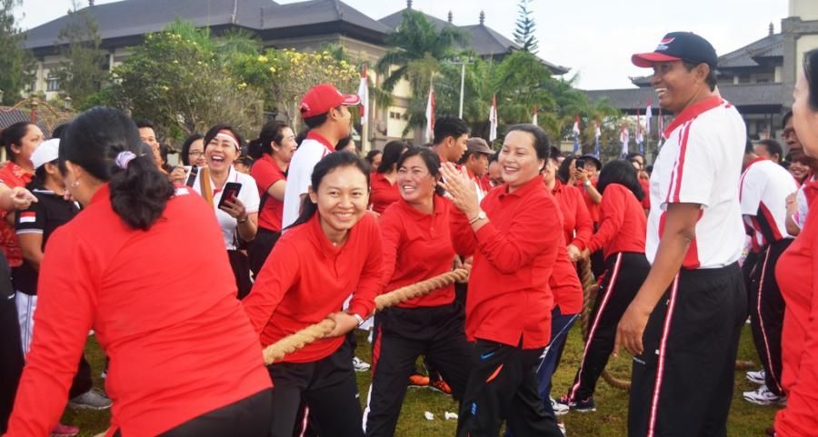 podiumnews.com-Meriahkan Proklamasi, Organisasi Kewanitaan Badung Gelar Berbagai Lomba